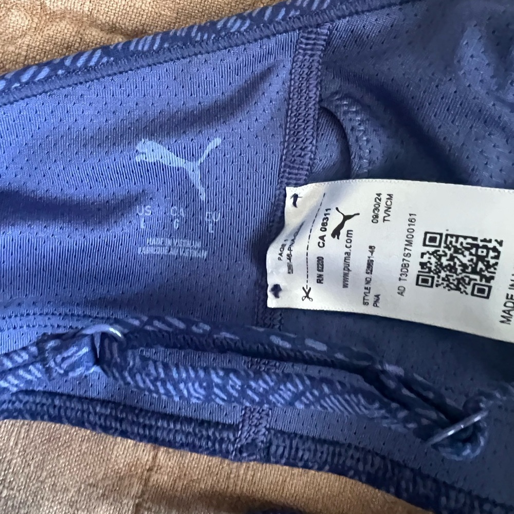NWT Puma Women’s MOVE CLOUDSPUN Medium Support Purple Blue Sports Bra - Picture 14 of 14